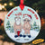 Funny Santa Couple Ceramic Ornament - Personalized Christmas Gift - Want To Grow Old With You