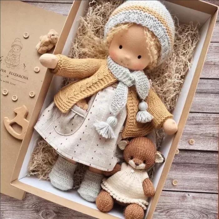 (New) Handmade Waldorf Doll - Lillian-Best gift!
