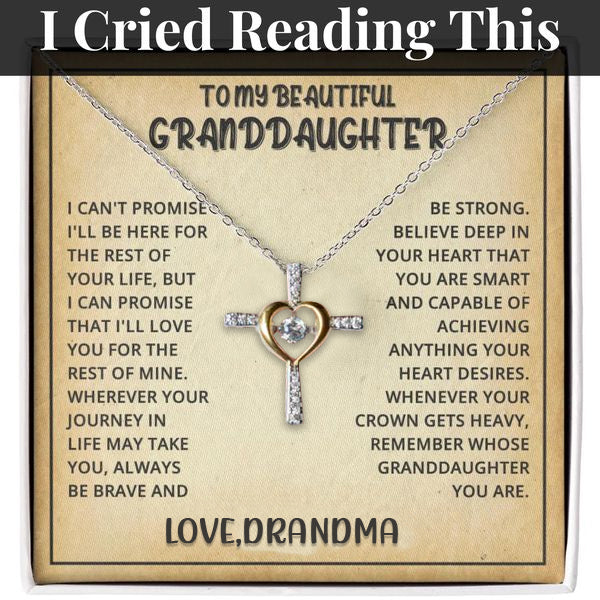 Gift To My Baby Girl Granddaughter Necklace