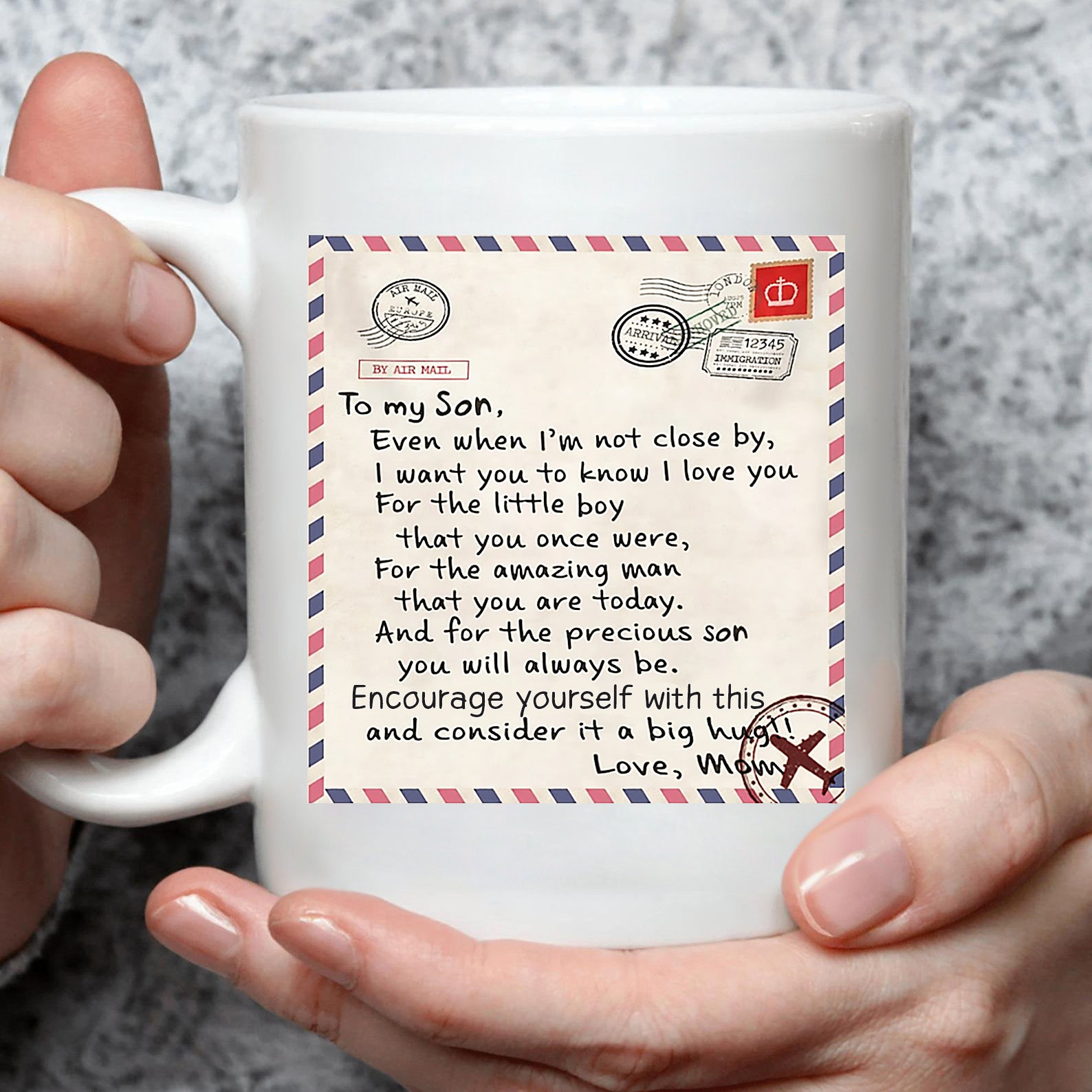 Sweet Words To My Son - Coffee Mug