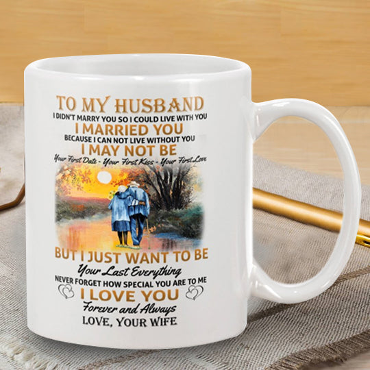 To My Husband - Forever And Always - Coffee Mug