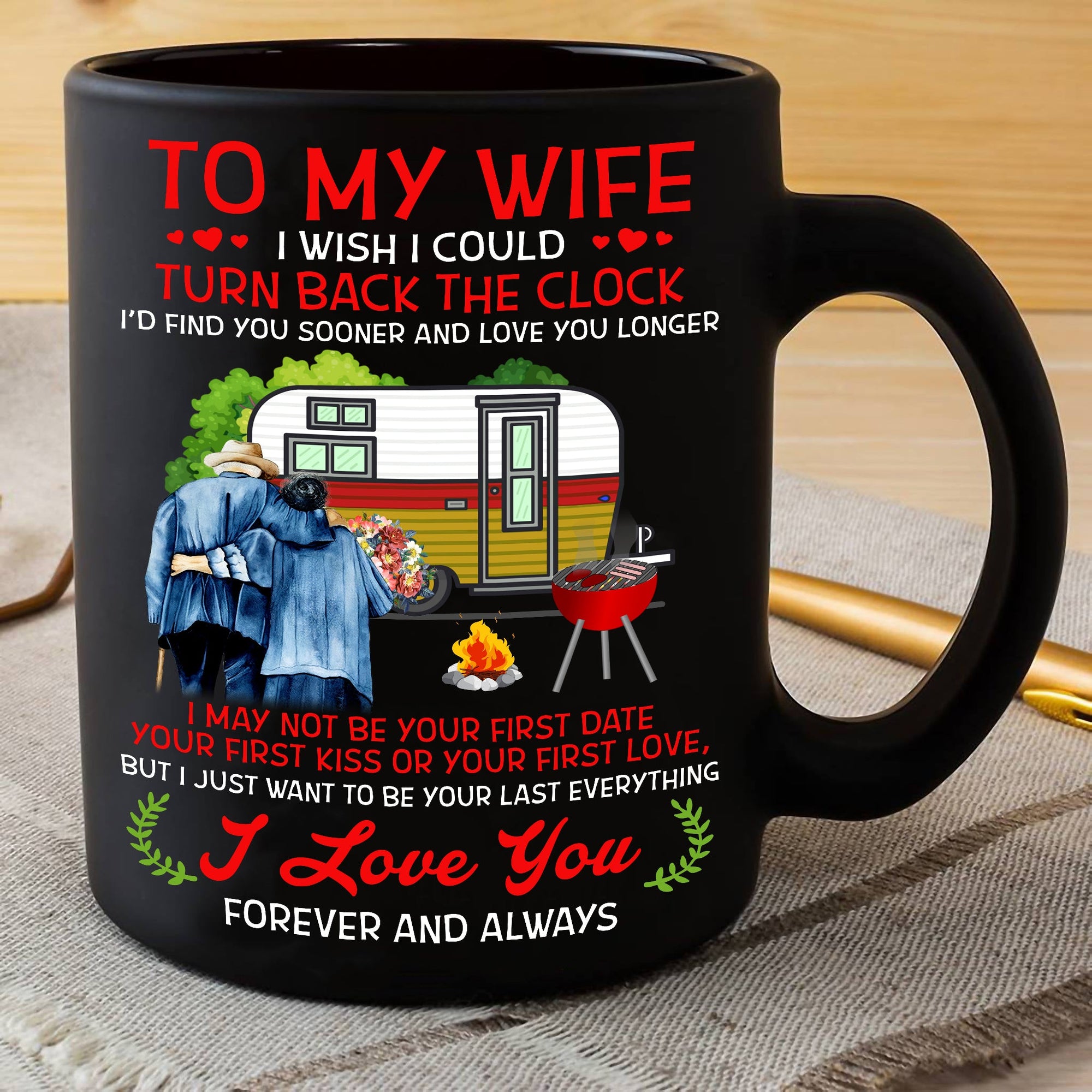 To My Wife - Forever And Always - Coffee Mug