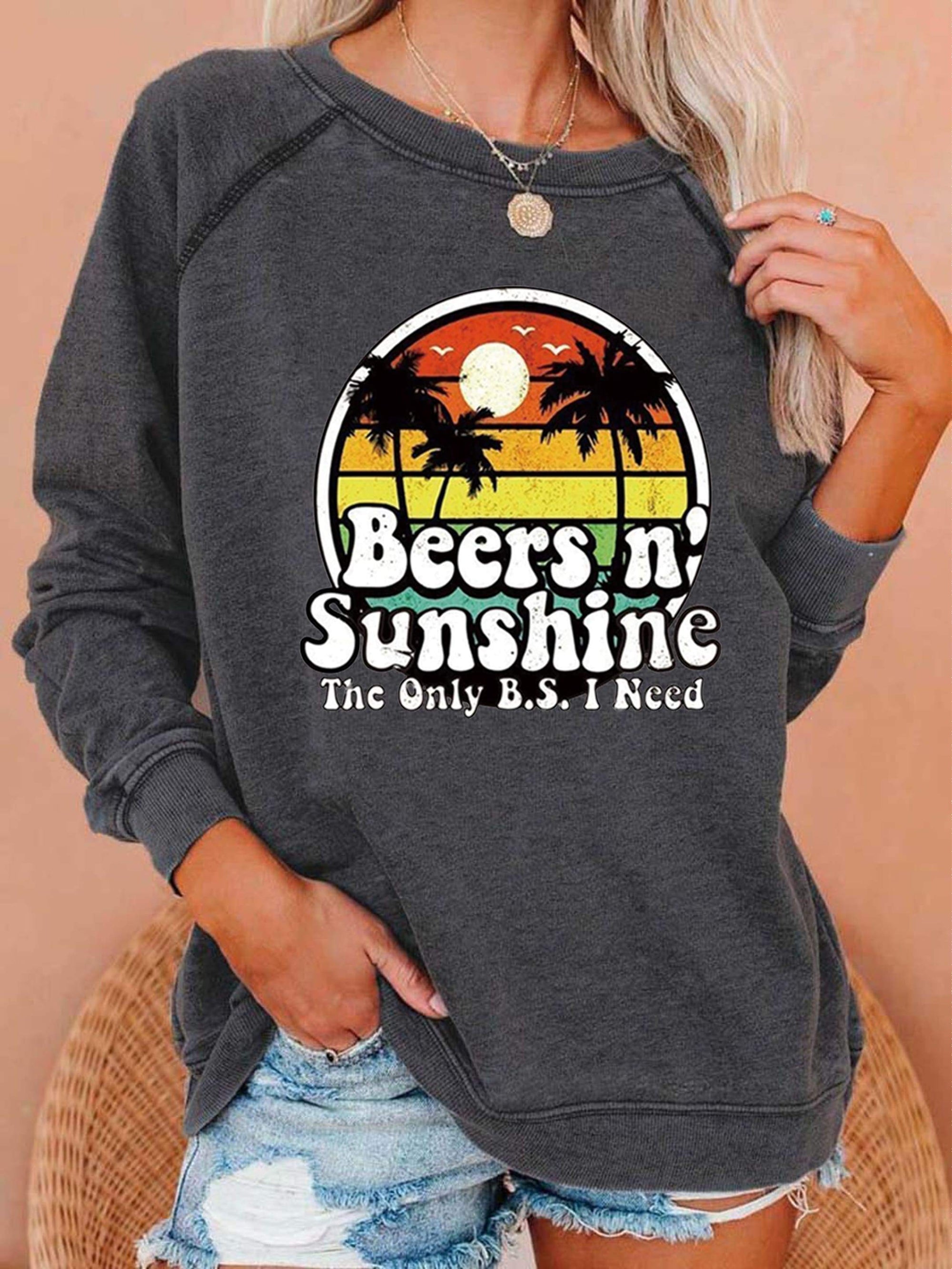 Catalina Wine Mixer Beers Sunshine Sweatshirt