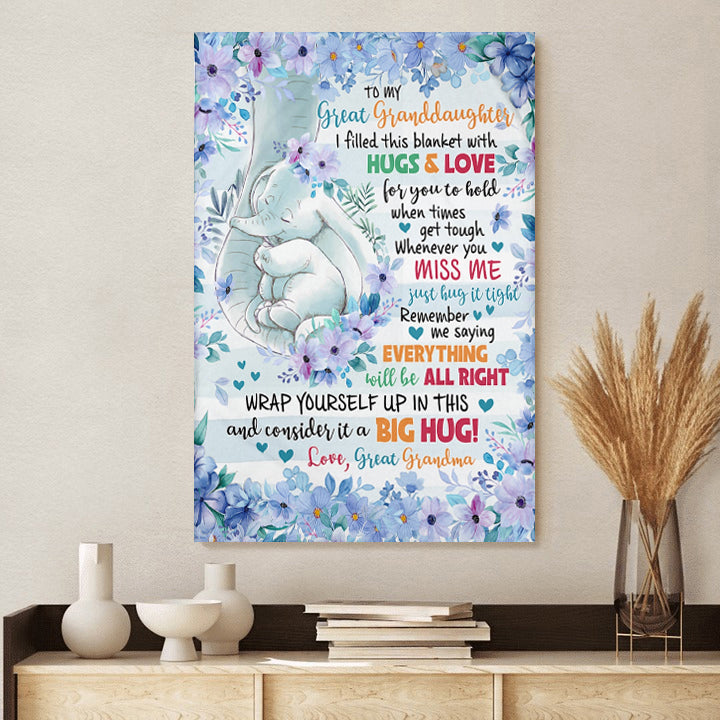 Gift For Great Granddaughter/Grandson Poster