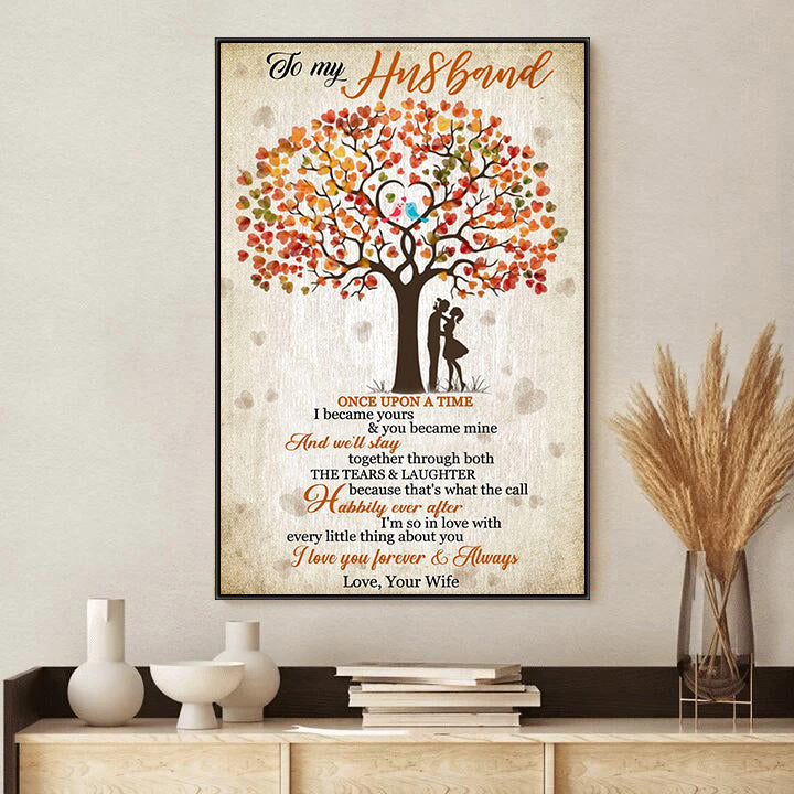 To My Husband Poster Gift