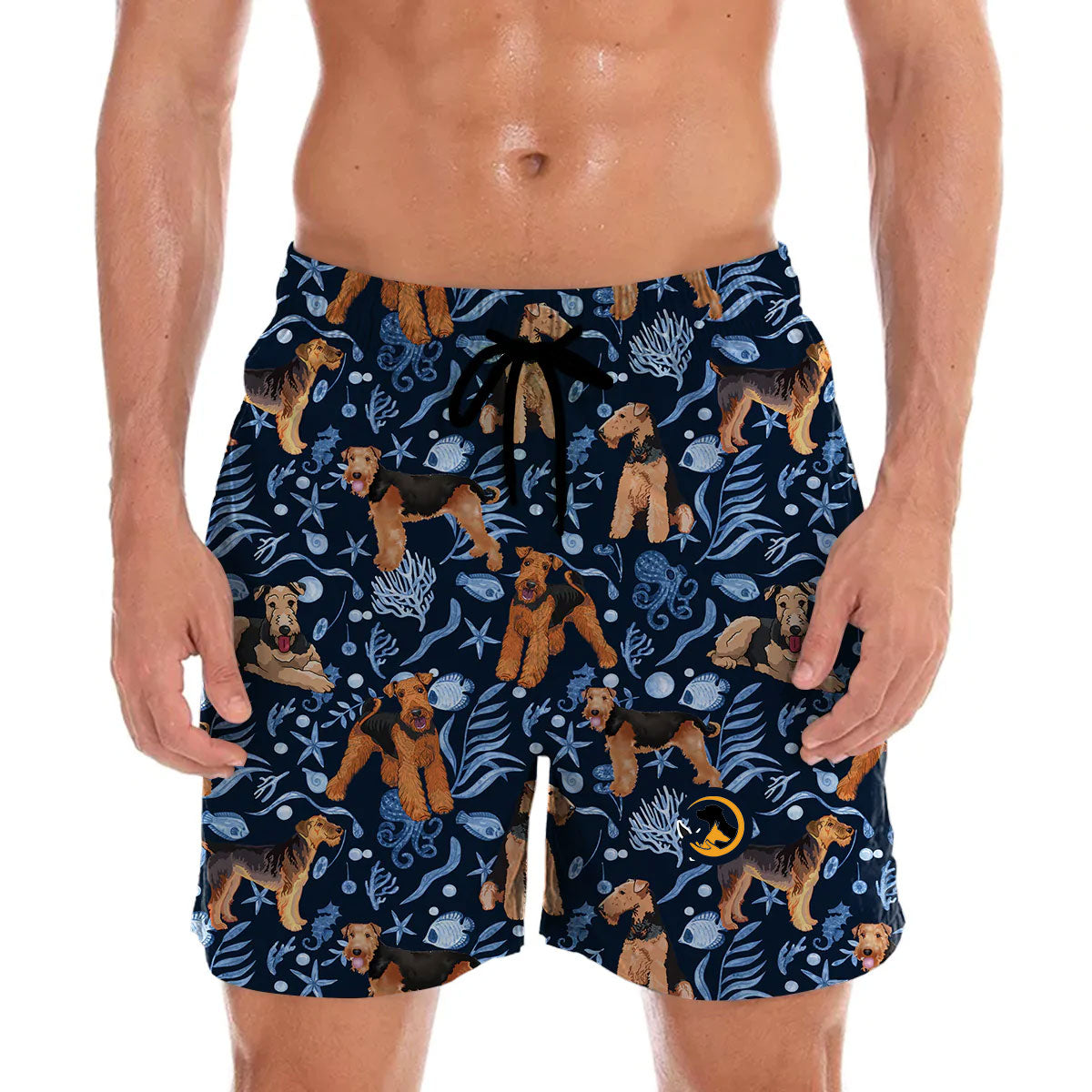 Airedale Terrier - Hawaiian Shorts