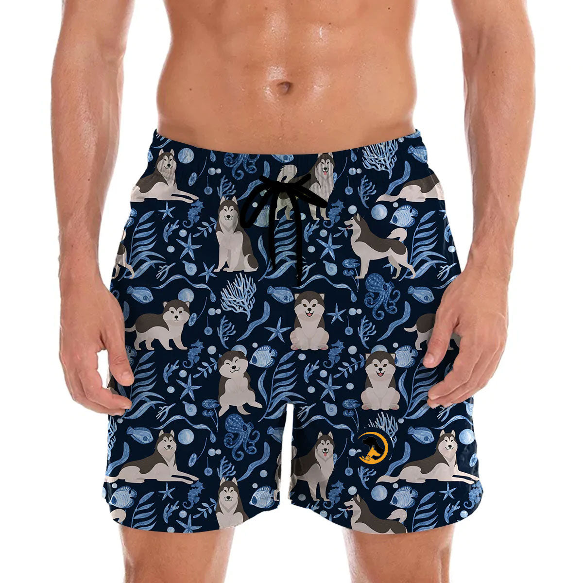 Alaskan Malamute - Hawaiian Shorts