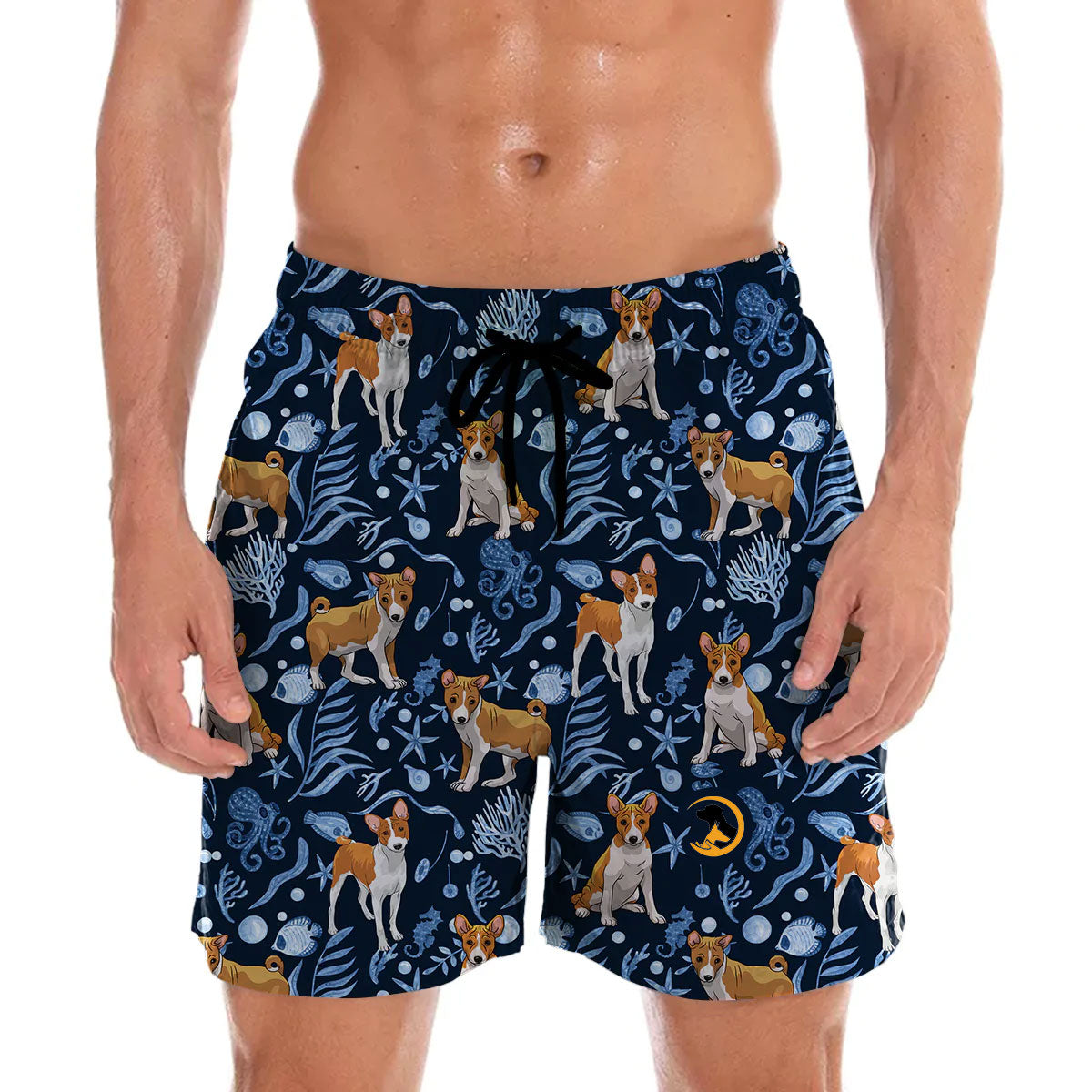 Basenji - Hawaiian Shorts