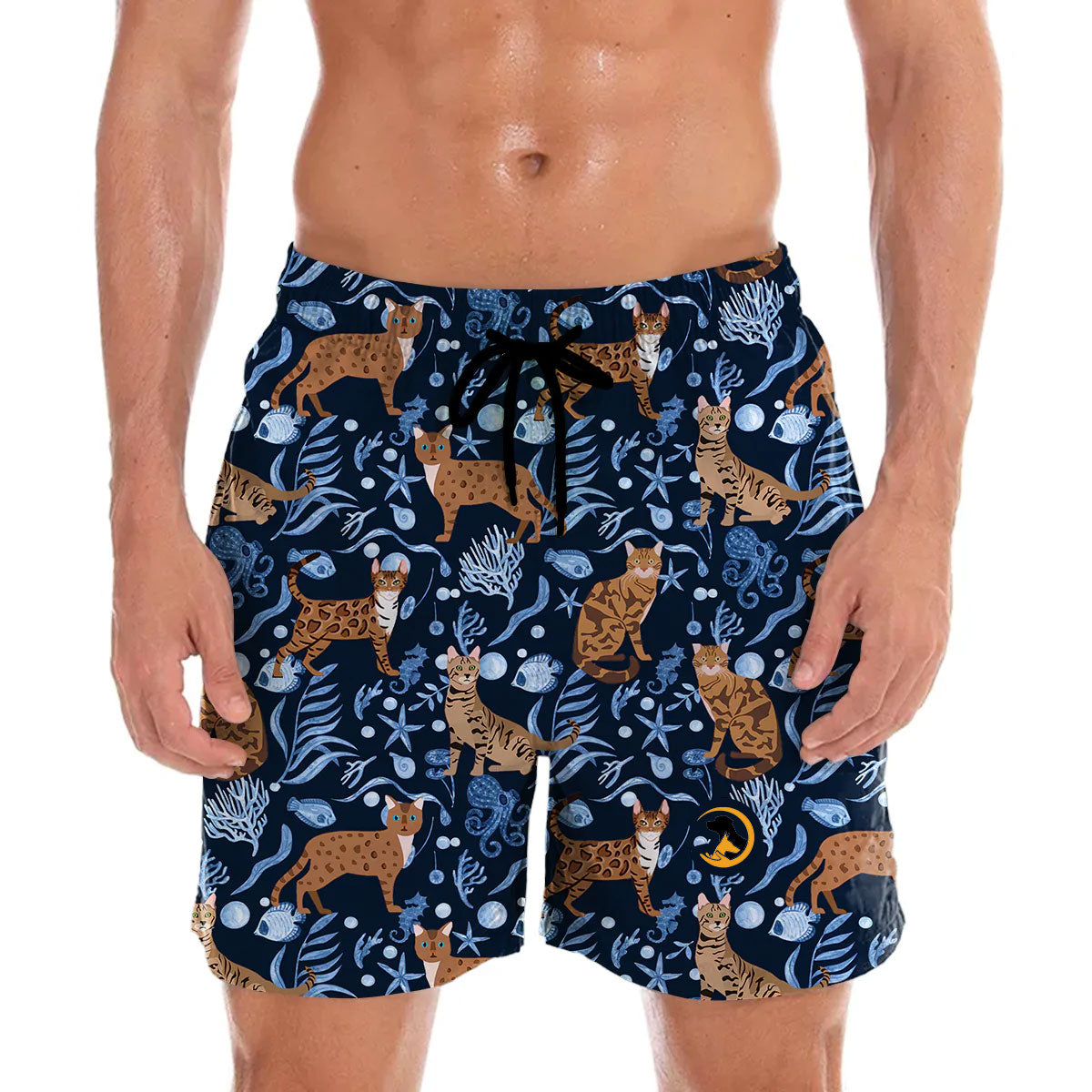 Bengal Cat - Hawaiian Shorts