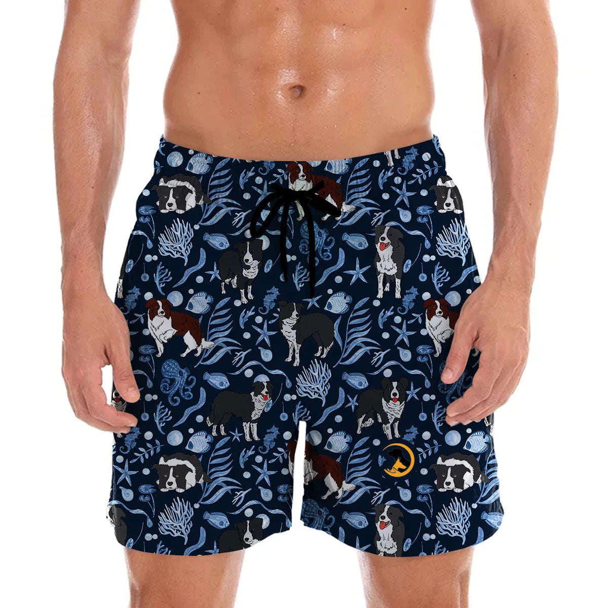 Border Collie - Hawaiian Shorts