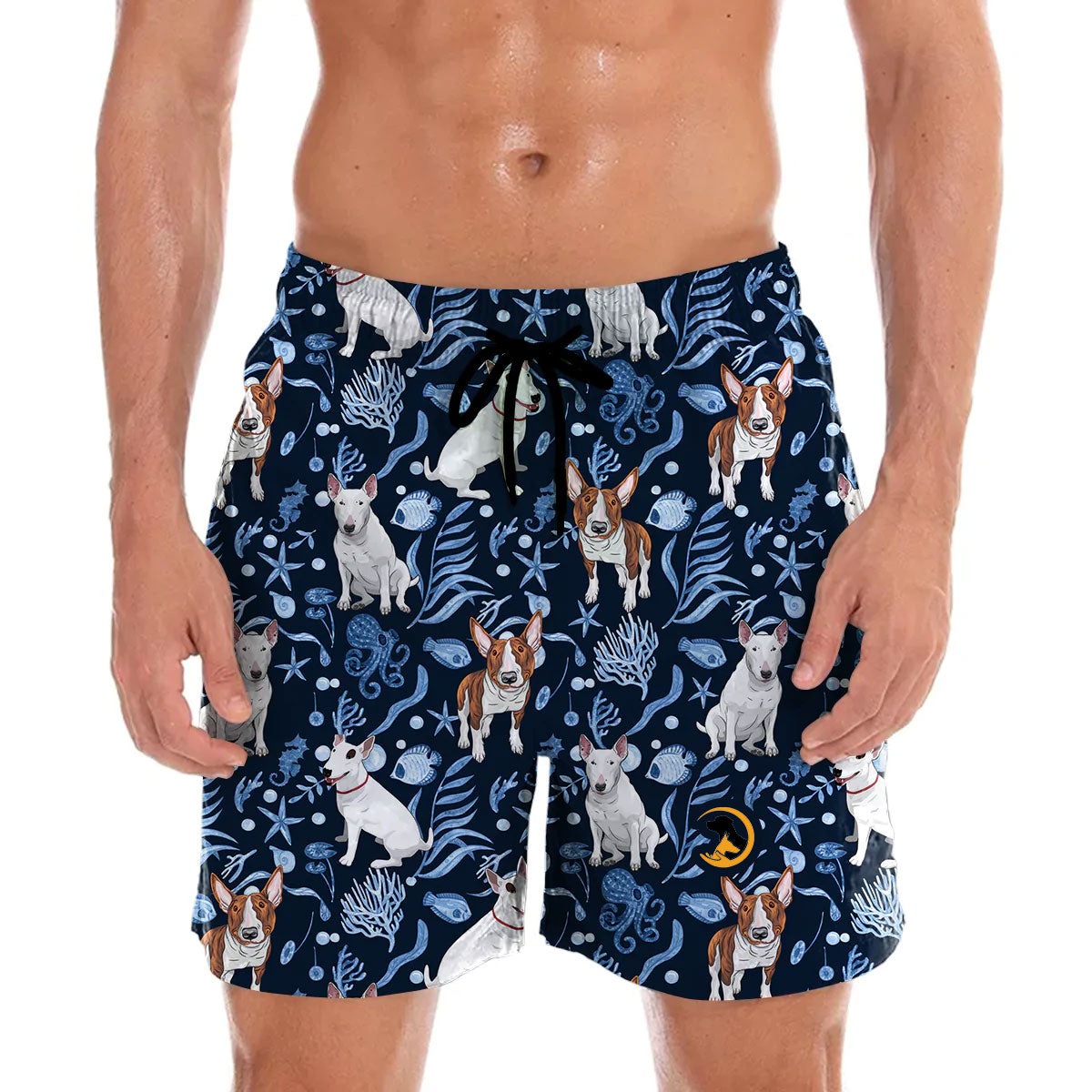 Bull Terrier - Hawaiian Shorts