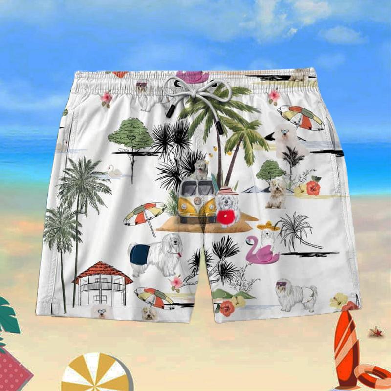 COTON DE TULEAR Beach Shorts