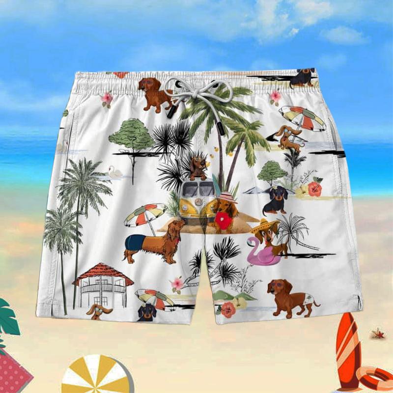 Dachshund Beach Shorts