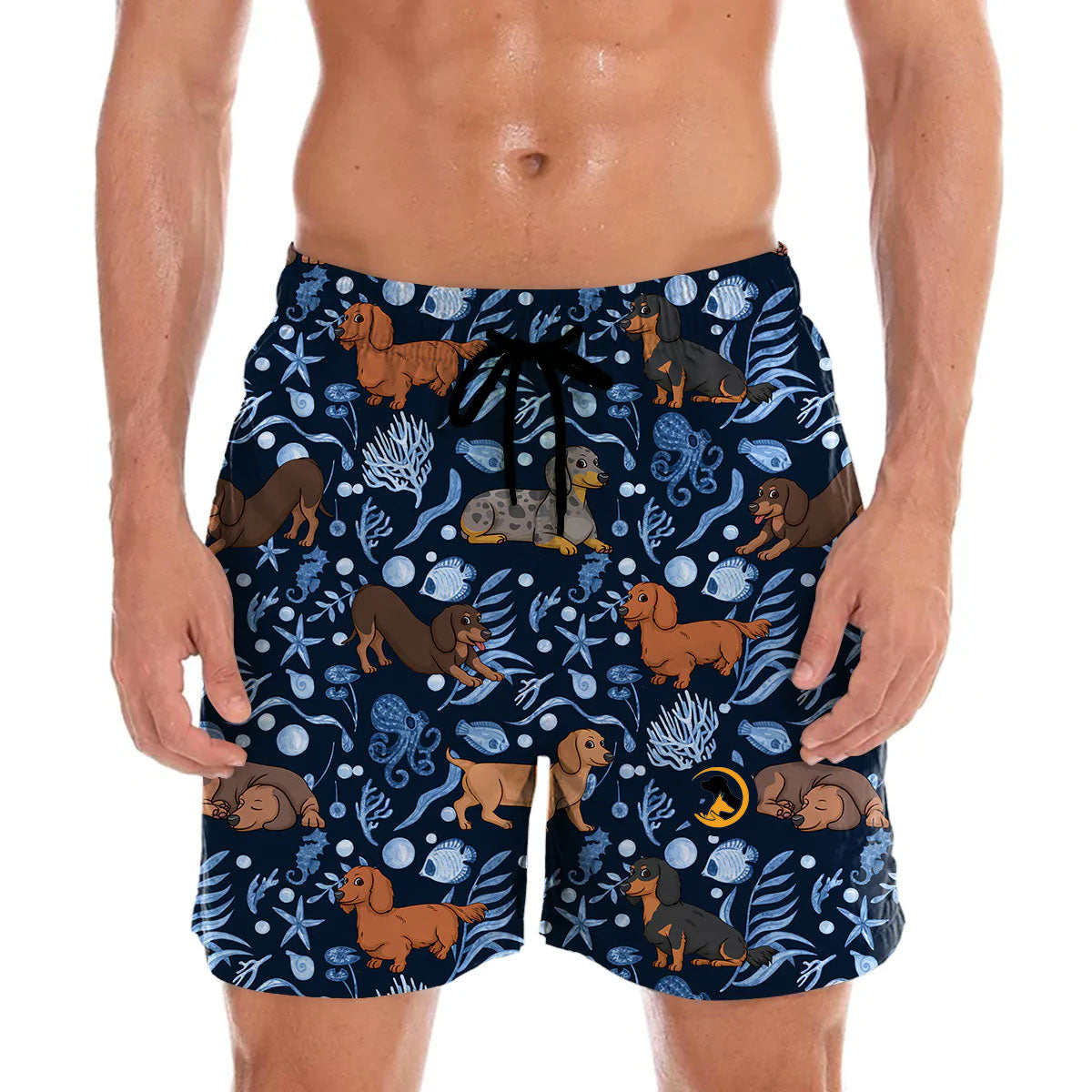 Dachshund - Hawaiian Shorts