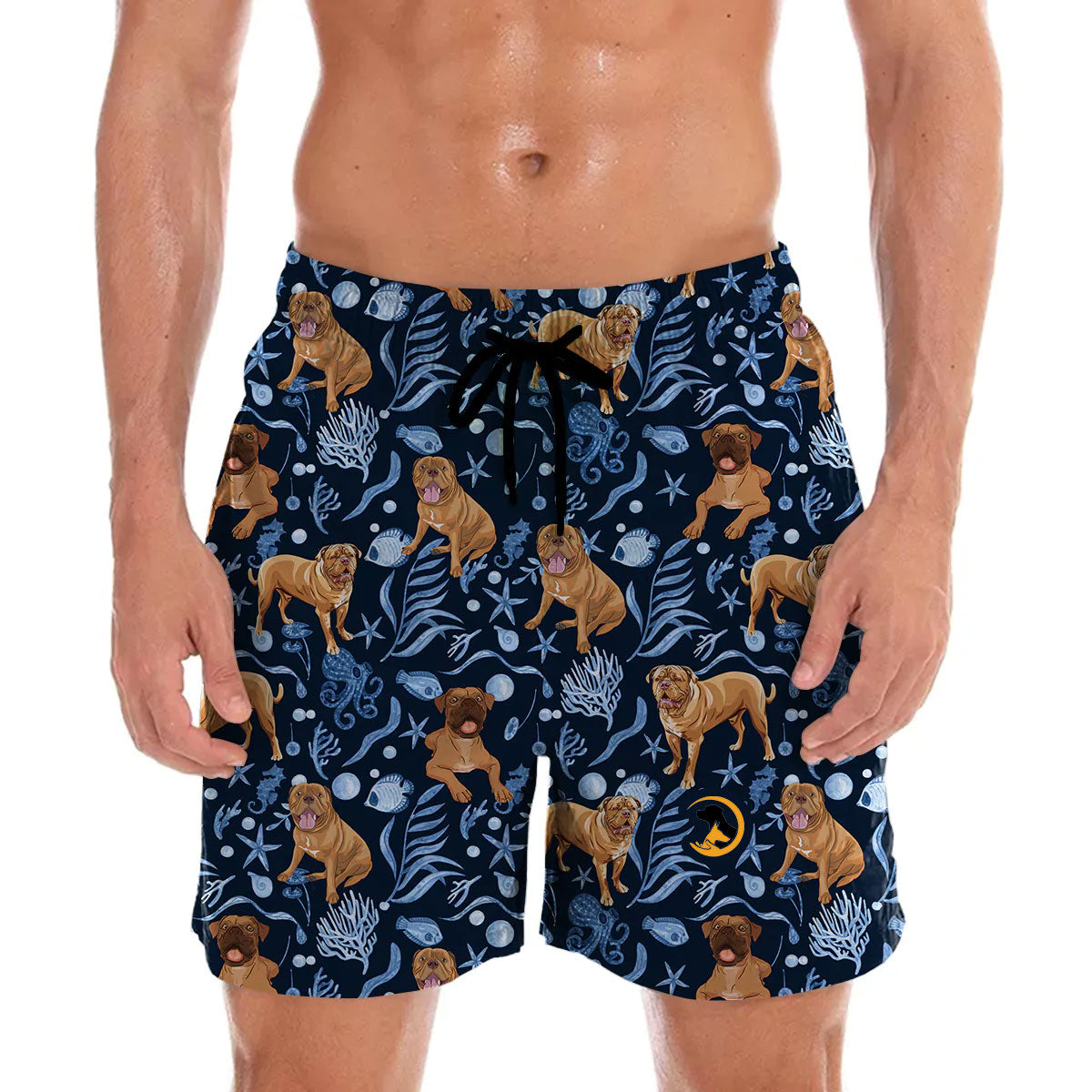 Dogue de Bordeaux - Hawaiian Shorts