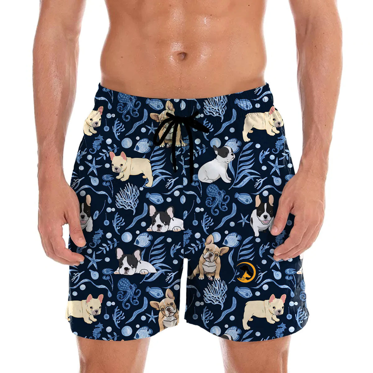 French Bulldog - Hawaiian Shorts