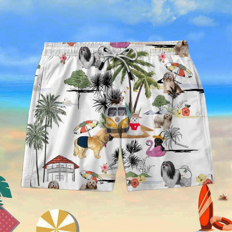 HAVANESE DOG Beach Shorts