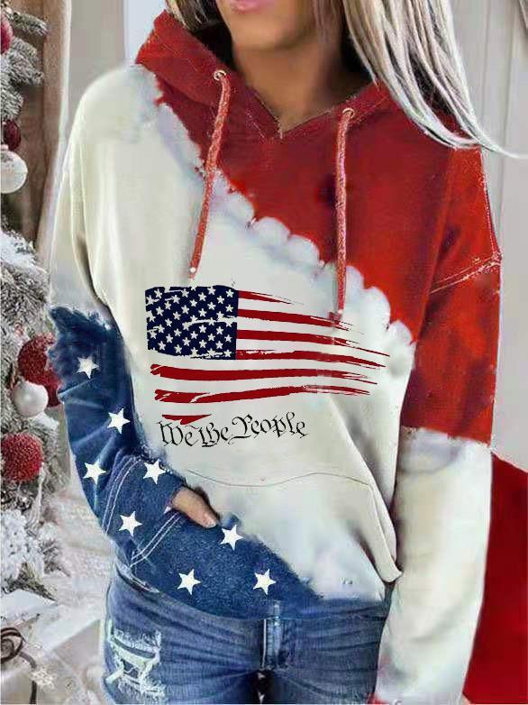 In God We Trust US Flag Hoodie