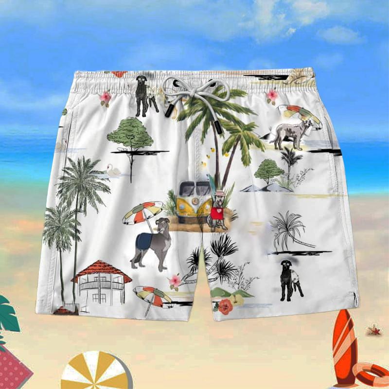 Irish Wolfhound Beach Shorts