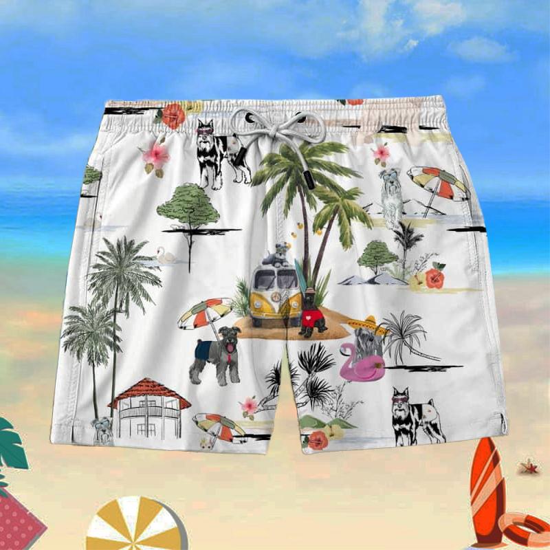 MINIATURE SCHNAUZER Beach Shorts