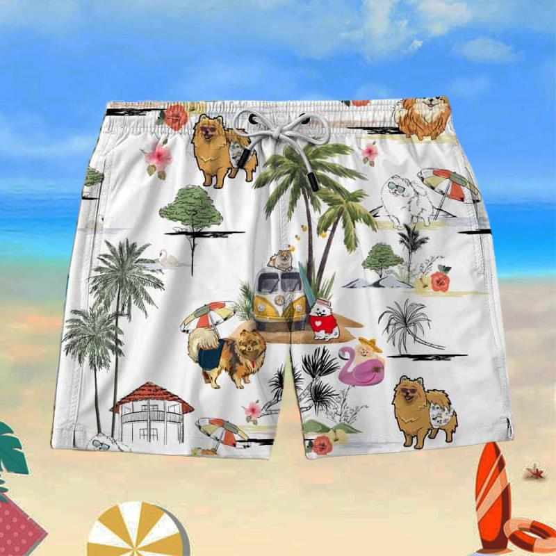 POMERANIAN Beach Shorts