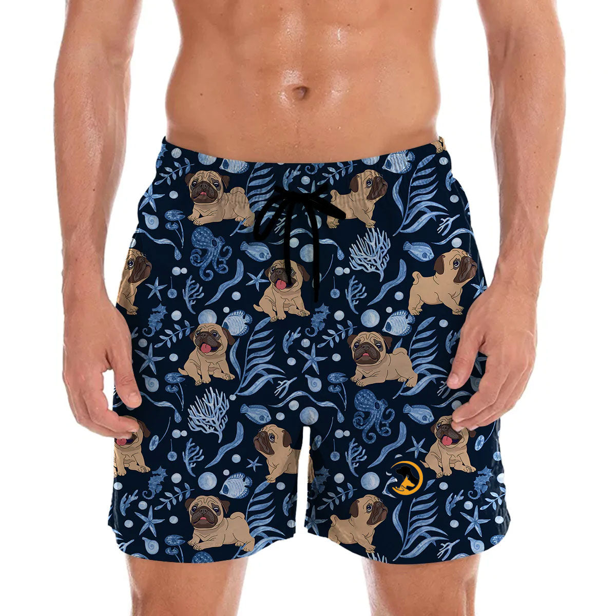 Pug - Hawaiian Shorts