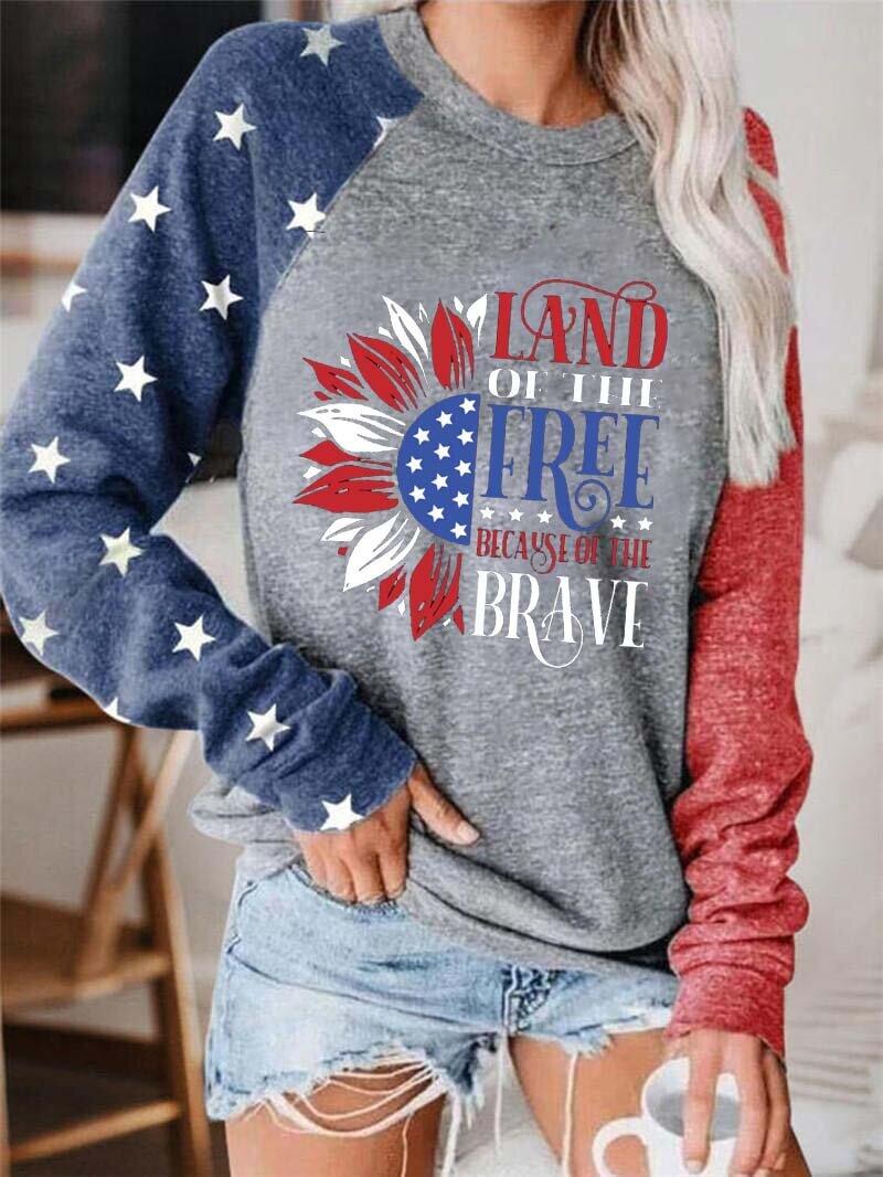 Land Of The Free Because Of The Brave Sweatshirt