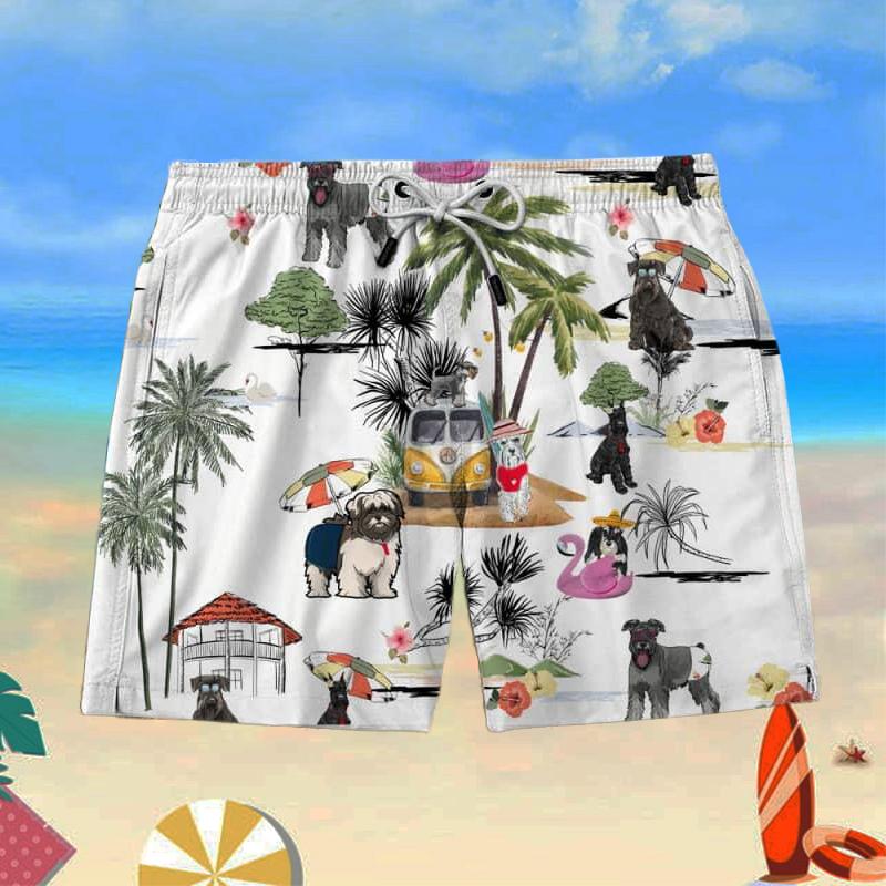 Schnauzer Beach Shorts