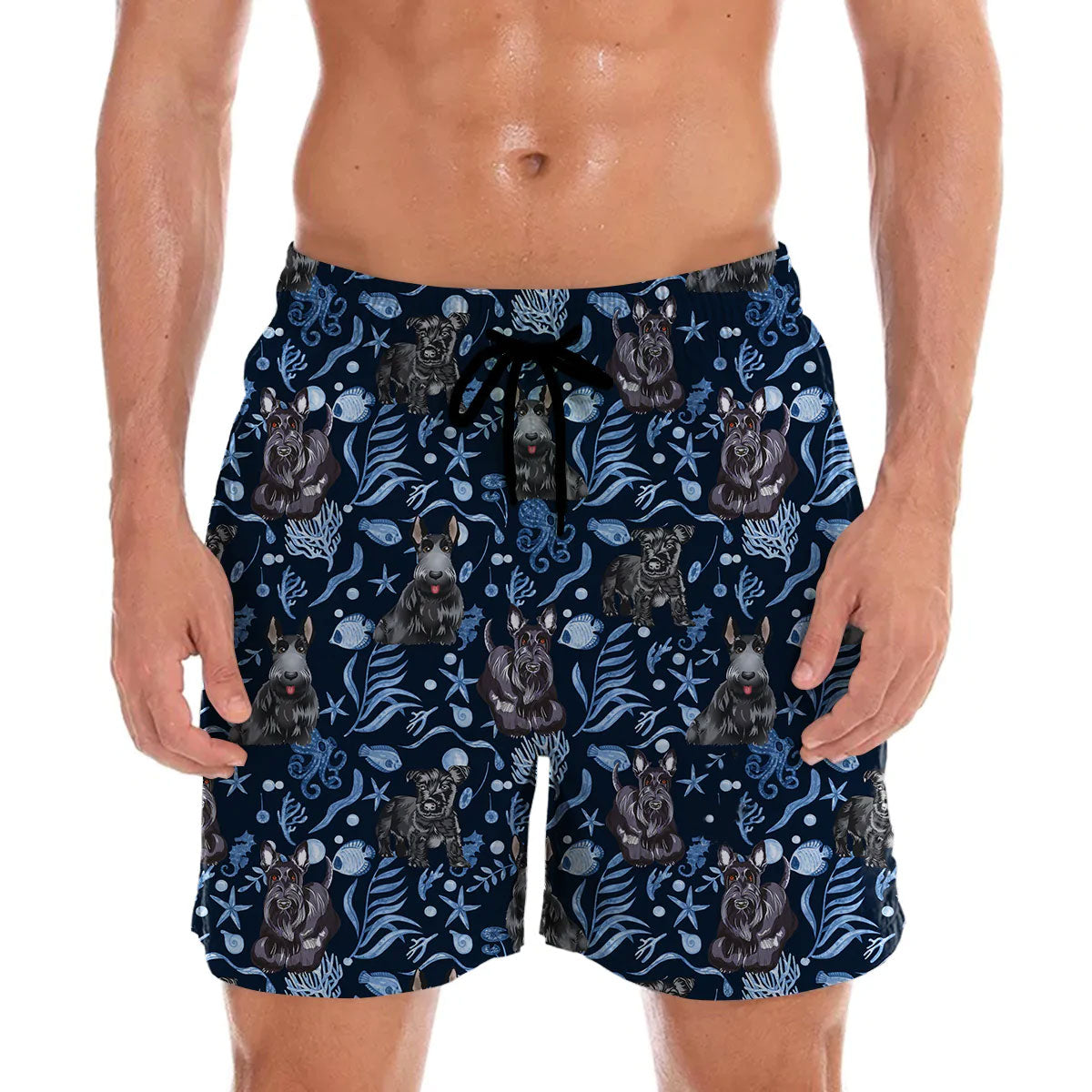 Scottish Terrier - Hawaiian Shorts