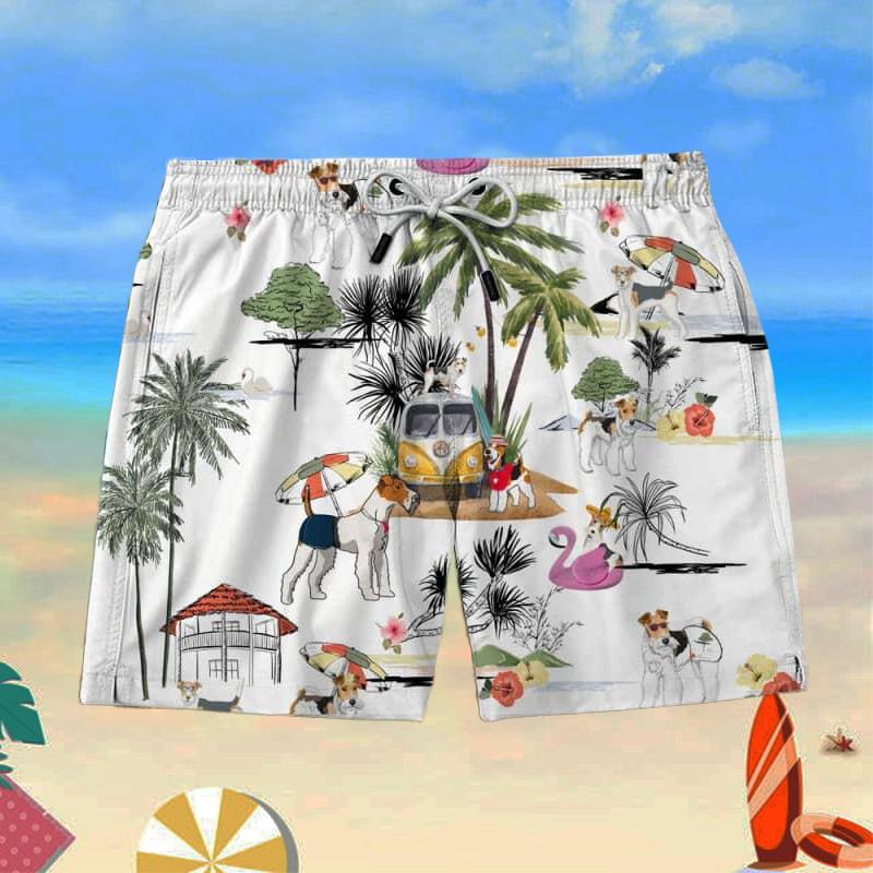 WIRE FOX TERRIER Beach Shorts