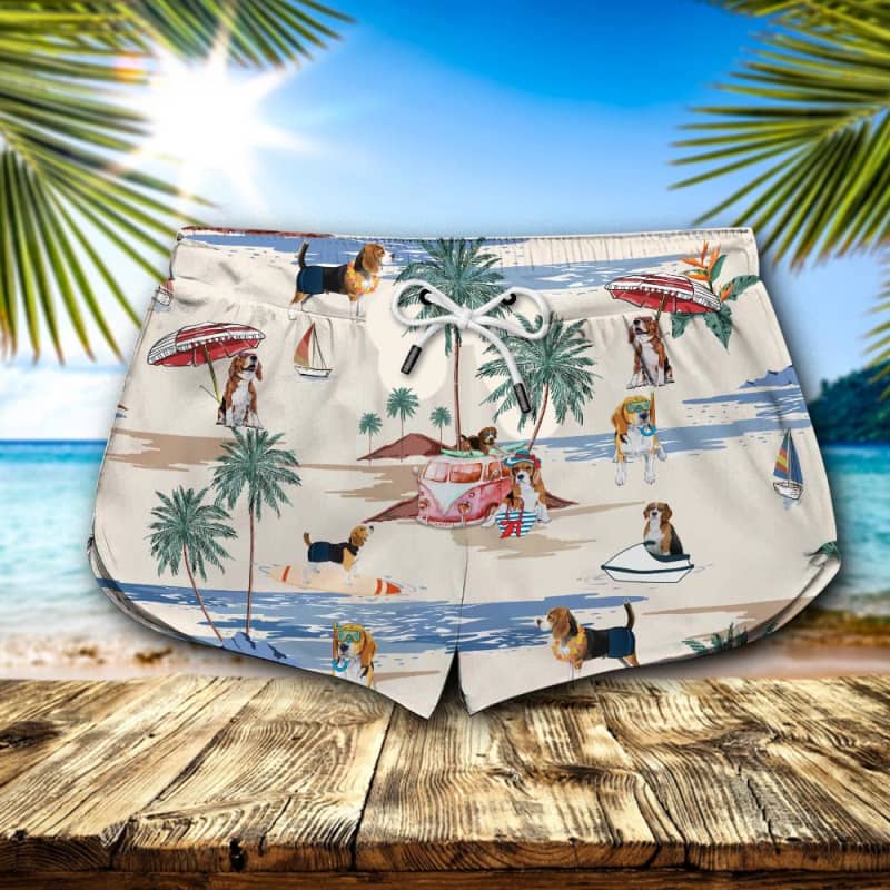 Beagle Summer Beach Shorts 2