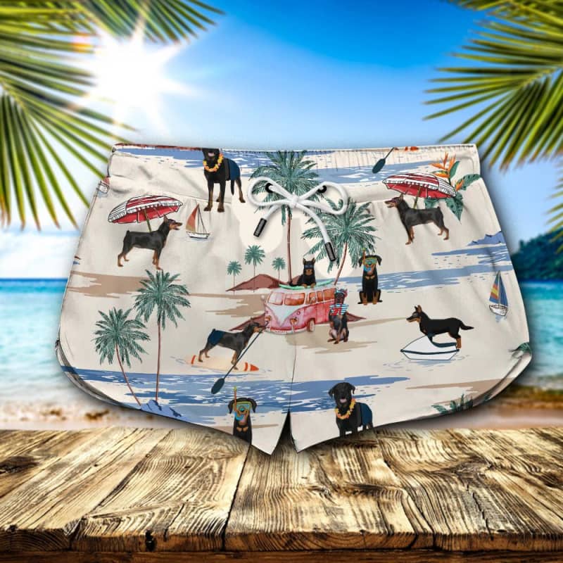 Beauceron Summer Beach Shorts 2