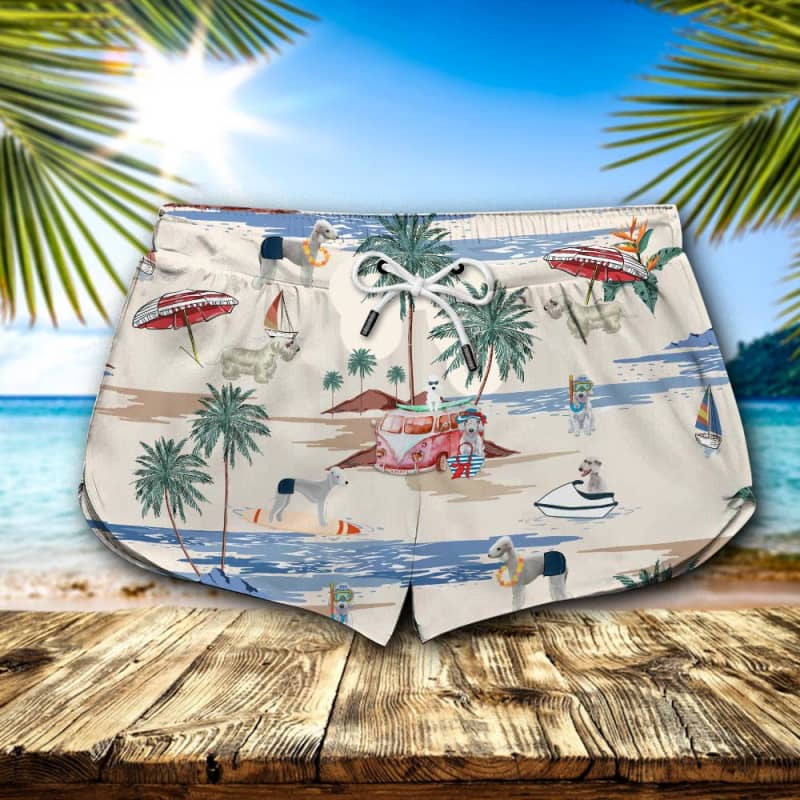 Bedlington Terrier Summer Beach Shorts 2