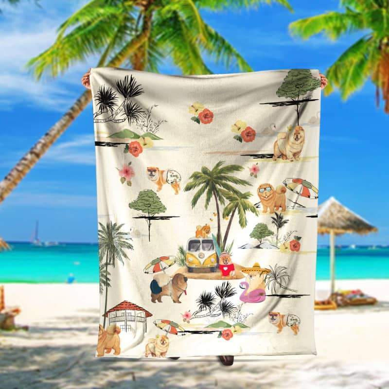 CHOW CHOW Summer Beach Blanket - FA