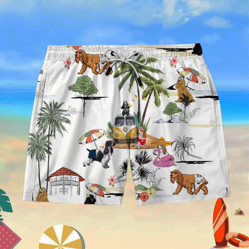 American COCKER SPANIEL Beach Shorts