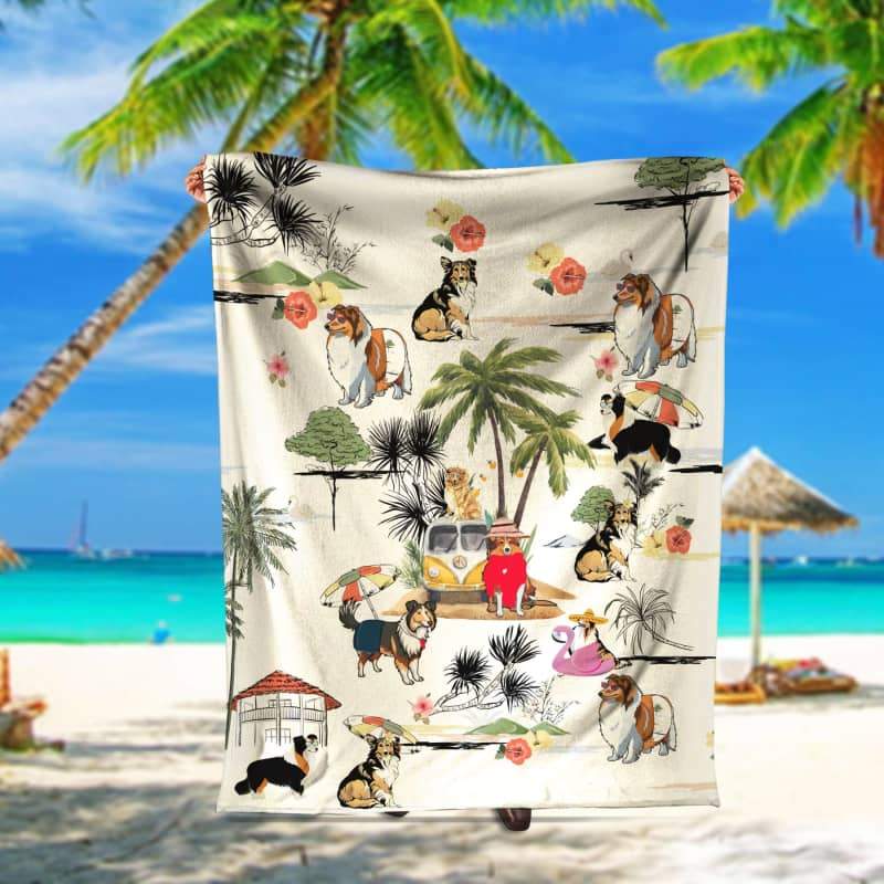 COLLIE Summer Beach Blanket - FA