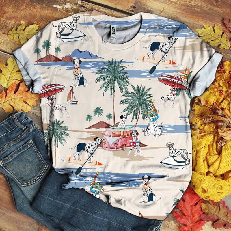 Dalmatian Summer Beach 3D Shirt