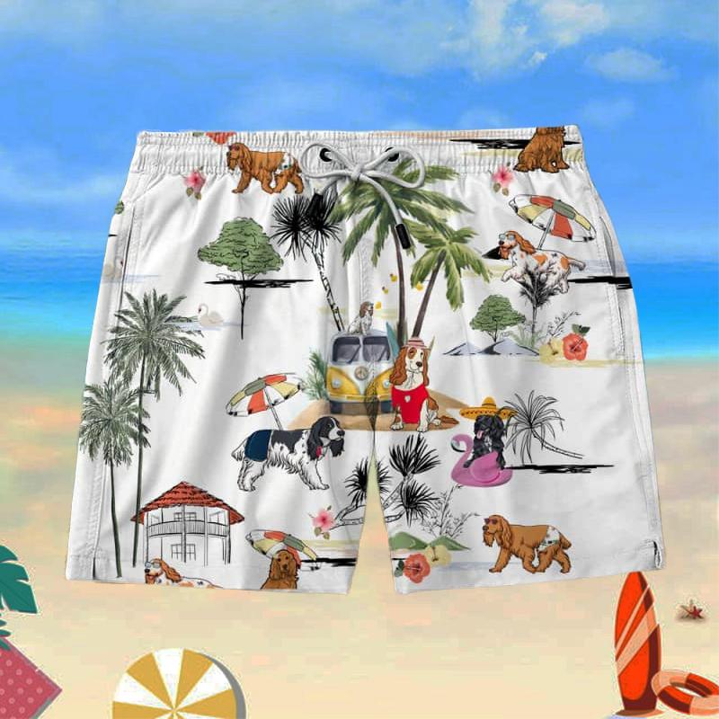 English Springer Spaniel Beach Shorts