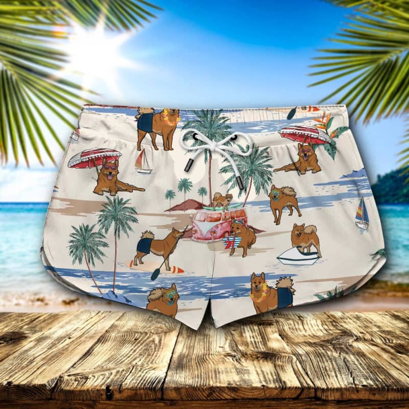 Finnish Spitz Summer Beach Shorts 2