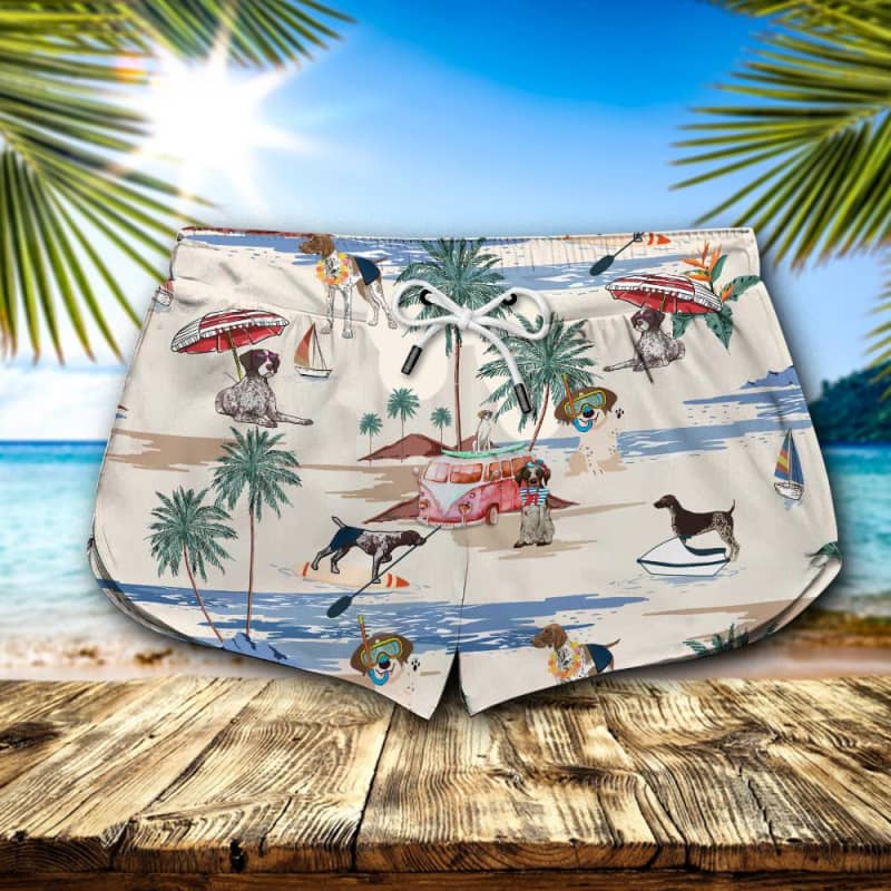 German Shorthaired Pointer  Summer Beach Shorts 2