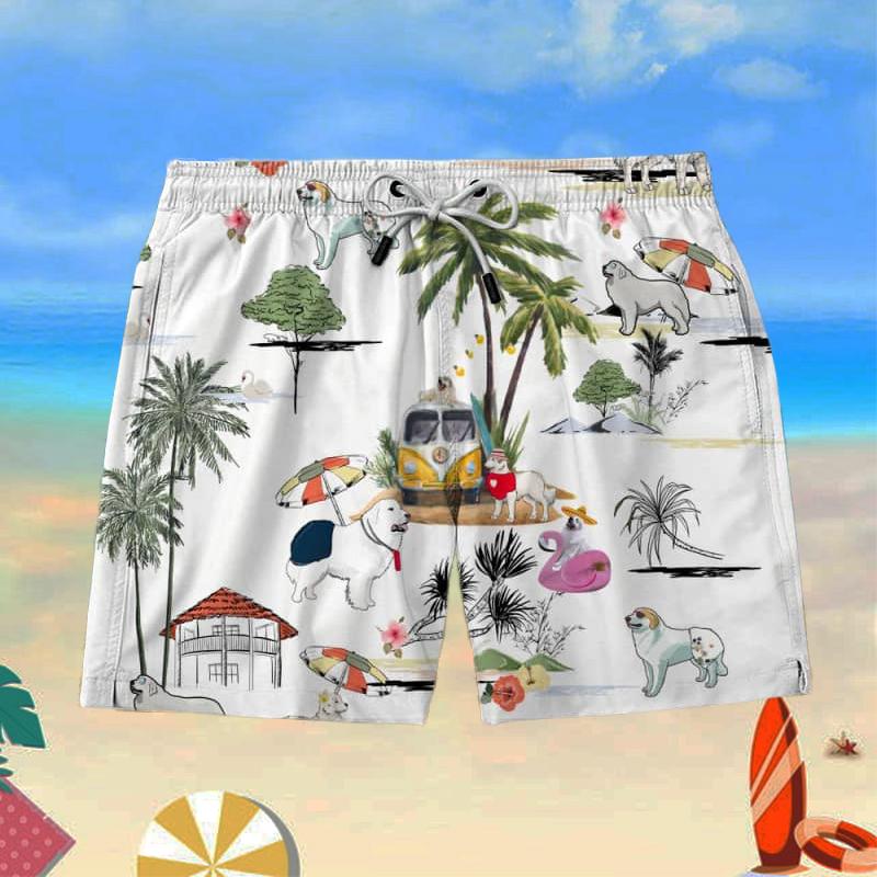 GREAT PYRENEES Beach Shorts