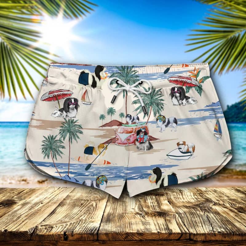 Japanese Chin Summer Beach Shorts 2