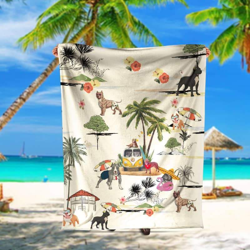 PIT BULL Summer Beach Towel