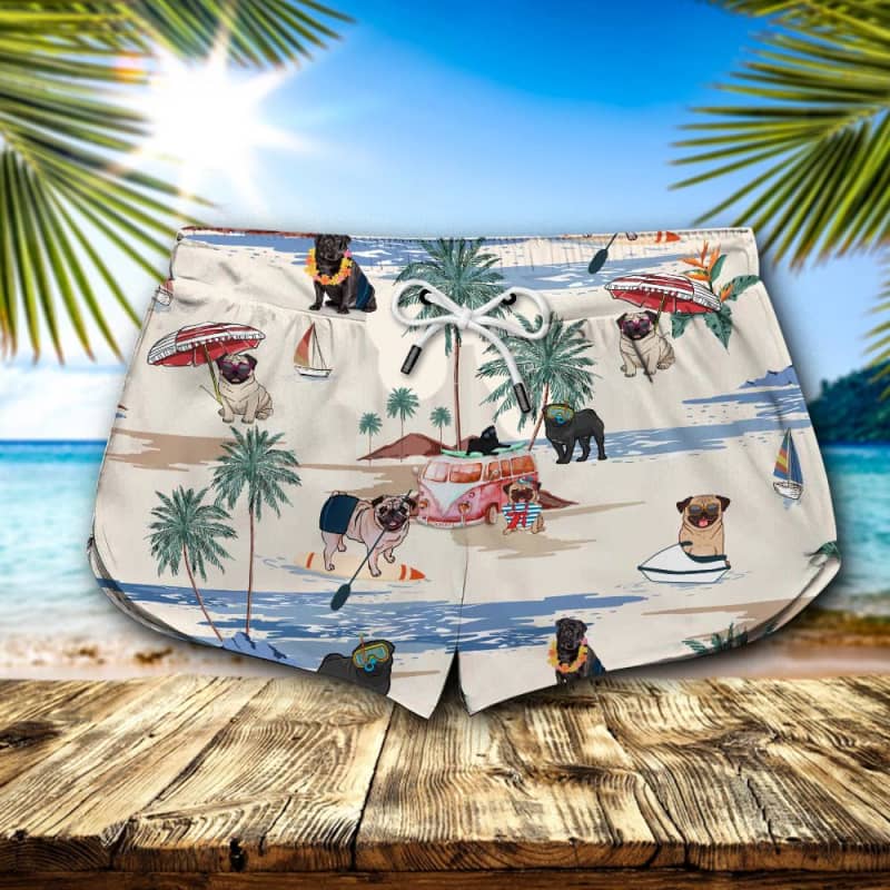 Pug Summer Beach Shorts 2