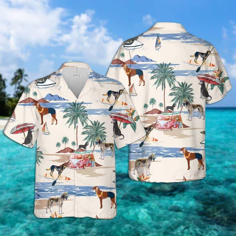 Saluki Summer Beach Hawaiian Shirt