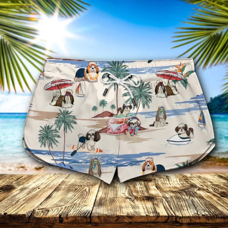 Shih Tzu Summer Beach Shorts 2