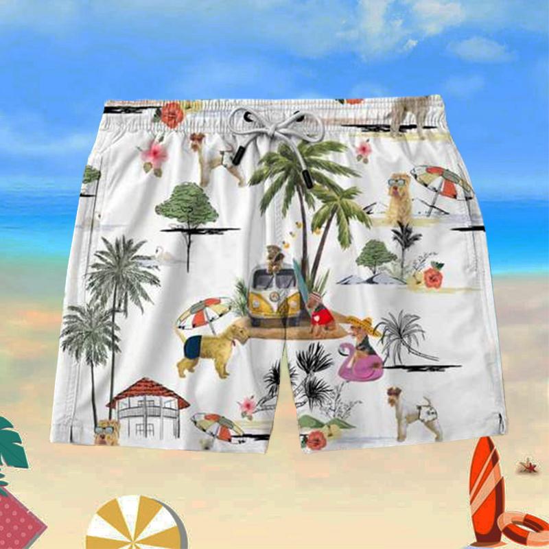 SOFT-COATED WHEATEN TERRIER Beach Shorts