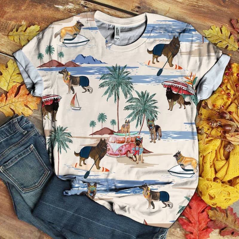 Tervuren Summer Beach 3D Shirt